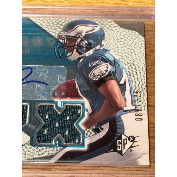 2008 SPx Desean Jackson Triple Jersey Auto Autograph Rookie RC /325 Card #183 - Picture 3 of 7